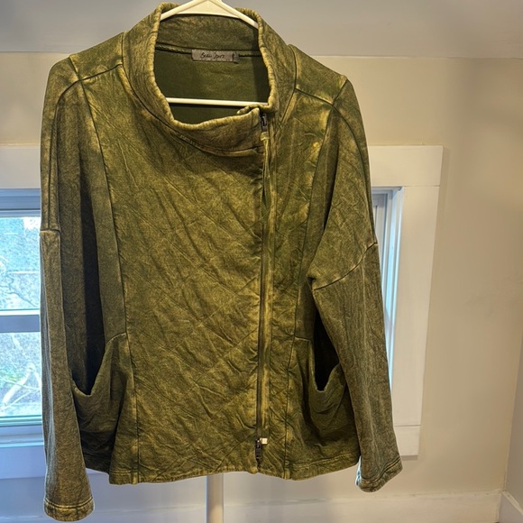 Beau Jours Clover Jacket in Green, Size M - Picture 5 of 8